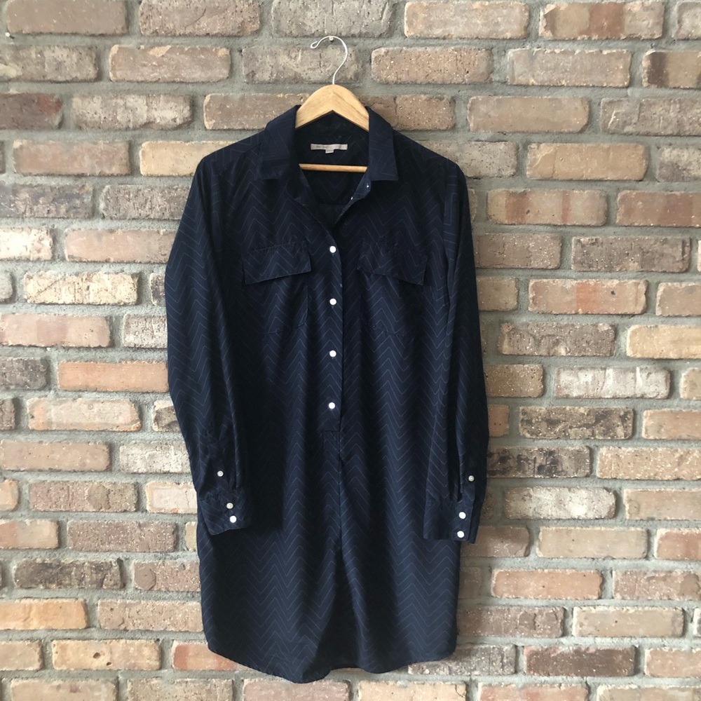 Gap zig zag print Shirt Dress